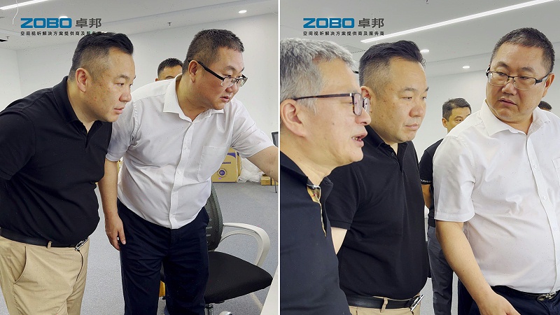 ZOBO香蕉视频色版张新峰与协会领导走访中建电子信息技术有限公司，共商发展大计